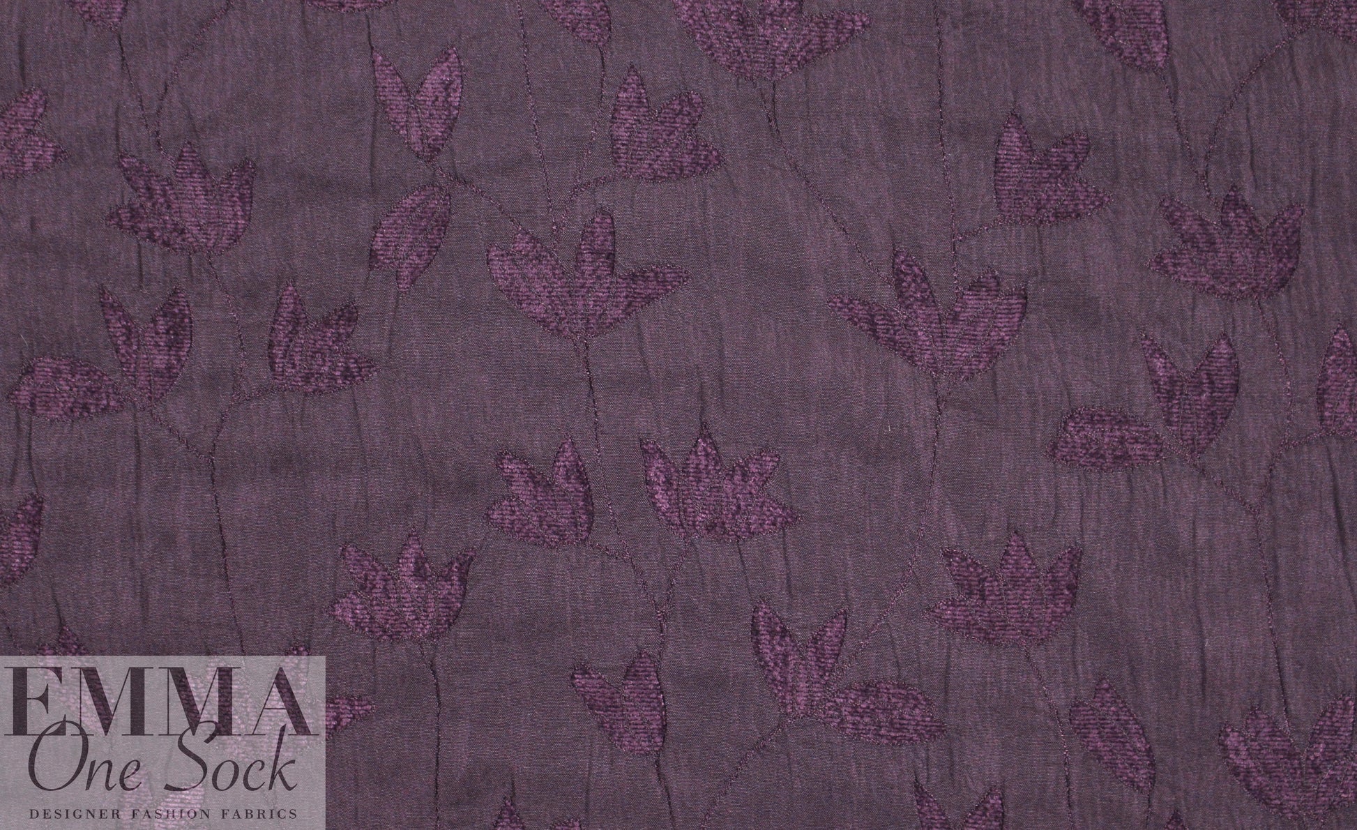 Tah@ri gloxinia 2-ply chenille brocade 1.375 yds