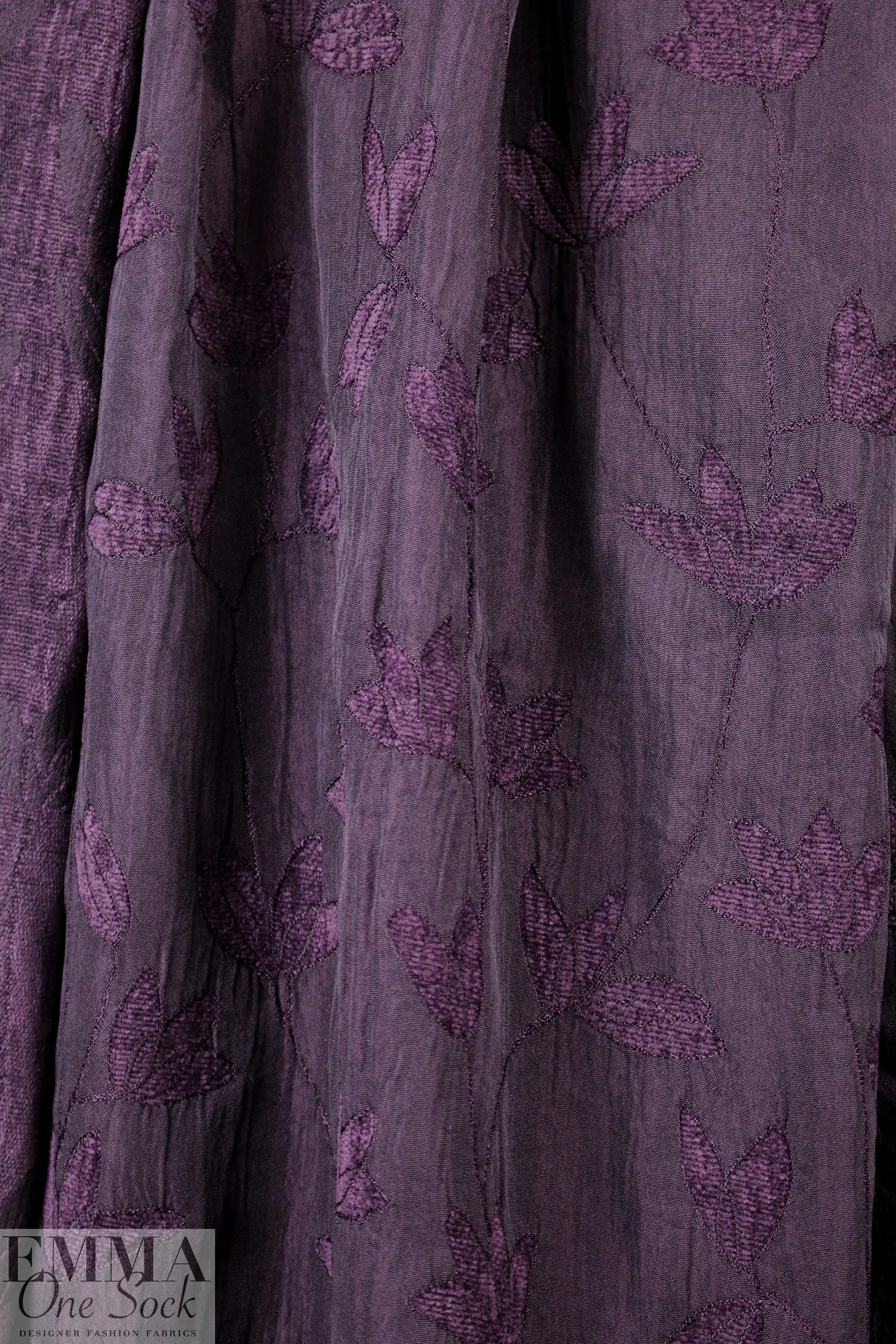 Tah@ri gloxinia 2-ply chenille brocade 1.375 yds