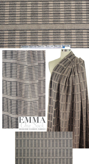 designer yarn-dyed chenille jacquard suiting