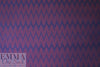 NY designer chevron yarn dyed knit - brick/navy