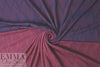 NY designer chevron yarn dyed knit - brick/navy