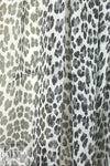 Italian leopard print silk chiffon