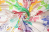 Caroline C0nstas coloful silhouette silk chiffon