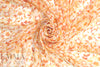 Caroline C0nstas scrollwork spice silk chiffon 2 yds
