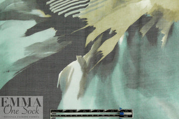 Carmen Marc Va1vo painterly flowers silk chiffon