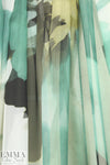 Carmen Marc Va1vo painterly flowers silk chiffon