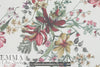 Carmen Marc Va1vo elegant floral 'poly-silk' chiffon