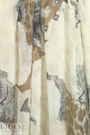 Carmen Marc Va1vo 'lacey floral collage' silk chiffon