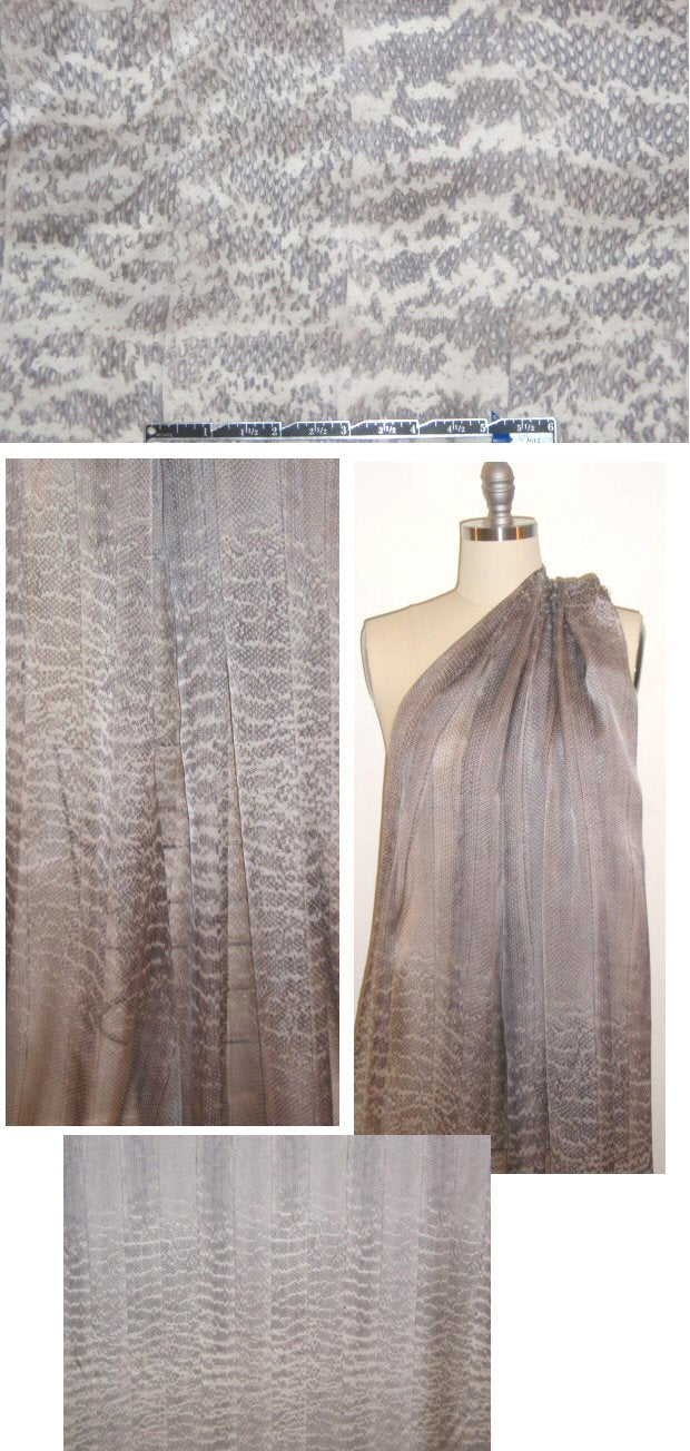 Jas0n Wu silk chiffon - snake panel design