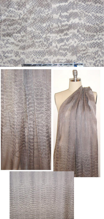 Jas0n Wu silk chiffon - snake panel design