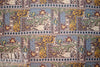 Italian decorative floral montage print silk chiffon