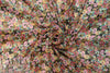 NY designer 'dainty flowers' print polysilk chiffon 1 yard