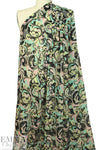 NY designer Pucci-esque print silk chiffon