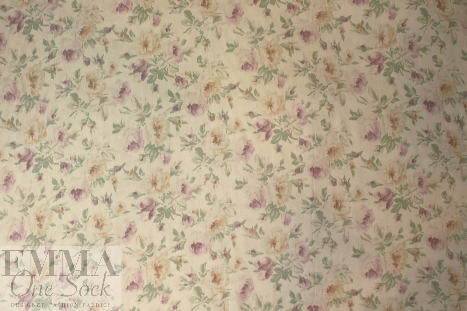 Ra1ph Lauren 'vintage flowers' Italian silk chiffon