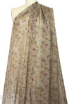 Ra1ph Lauren 'vintage flowers' Italian silk chiffon .875 yds