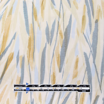 French 'painted streams' silk chiffon 3 yd