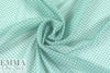The0ry Italian aqua teeny dot silk chiffon