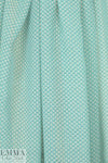 The0ry Italian aqua teeny dot silk chiffon .75 yds