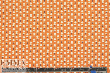 The0ry Italian tangerine teeny dot silk chiffon