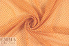 The0ry Italian tangerine teeny dot silk chiffon 1.66 yd