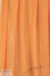 The0ry Italian tangerine teeny dot silk chiffon 1.66 yd