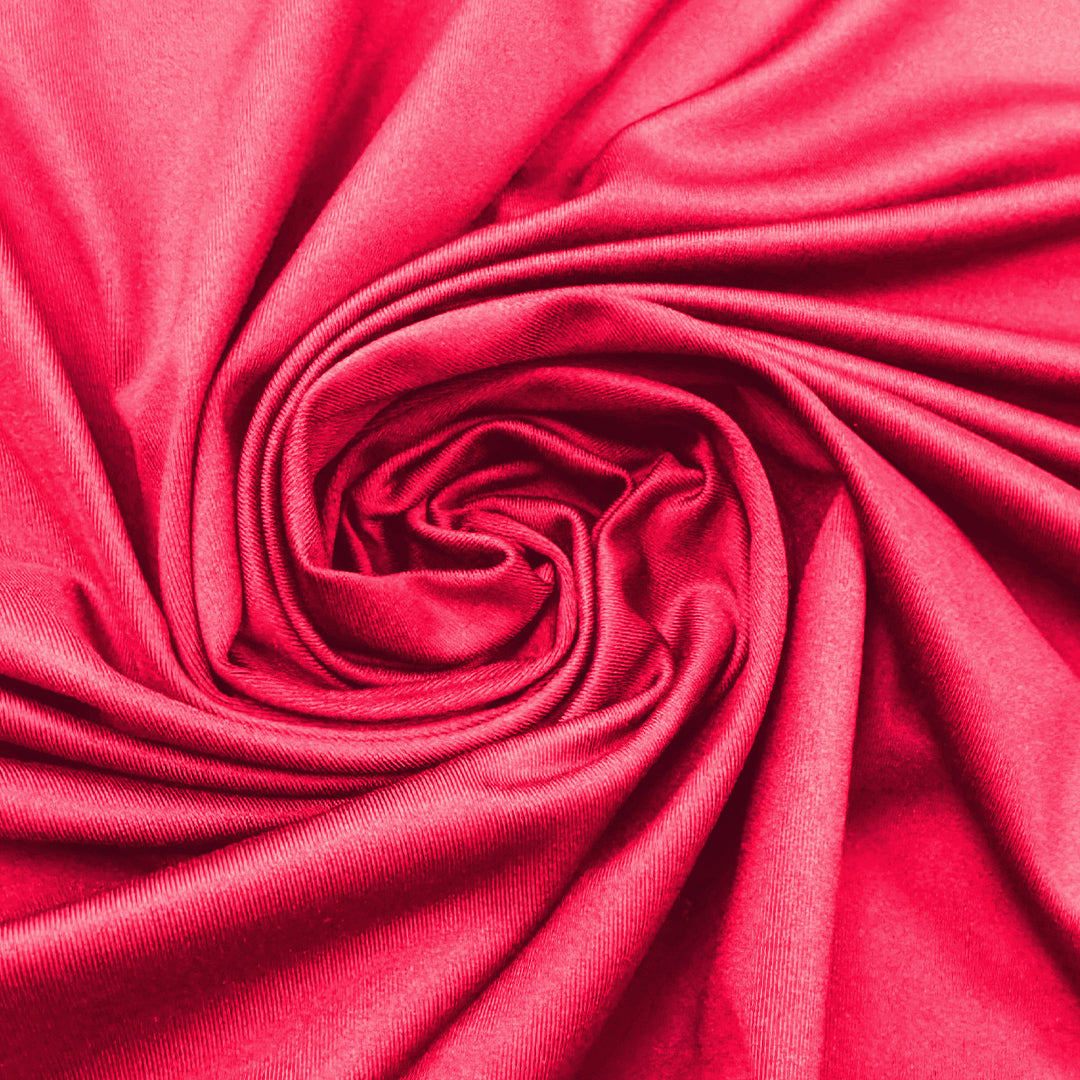 recycled chito mid-weight athletic knit - hibiscus 2 yd