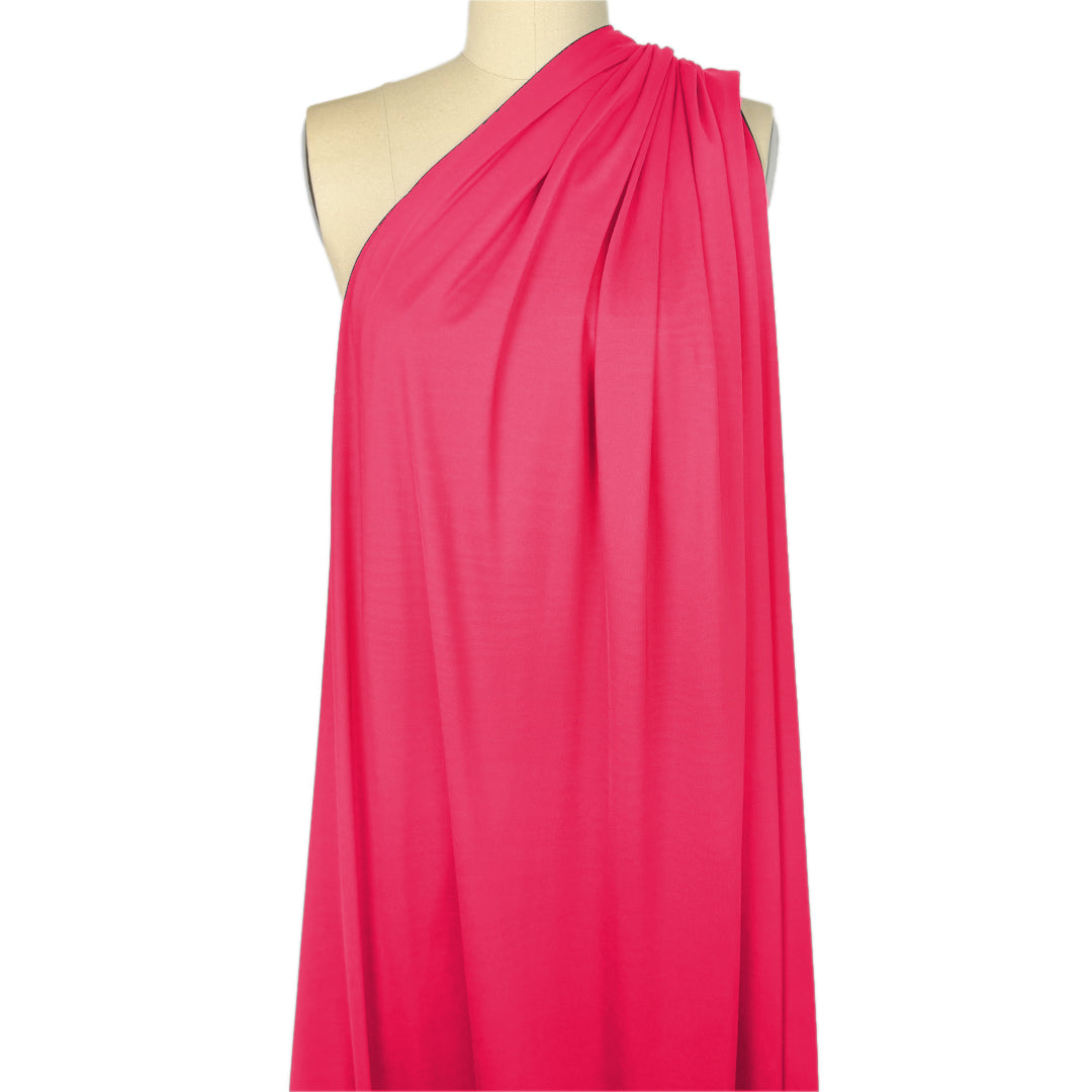 recycled chito mid-weight athletic knit - hibiscus 2 yd