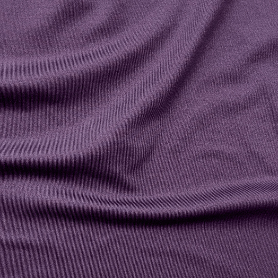 recycled chito mid-weight athletic knit - eggplant 2.25 yds