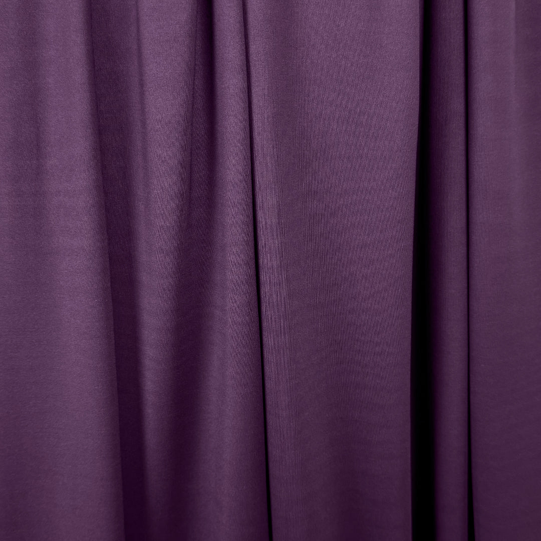 recycled chito mid-weight athletic knit - eggplant 2.25 yds