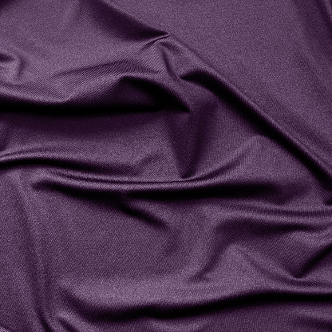 recycled chito 'hi-count' athletic knit - eggplant 2.25 yd