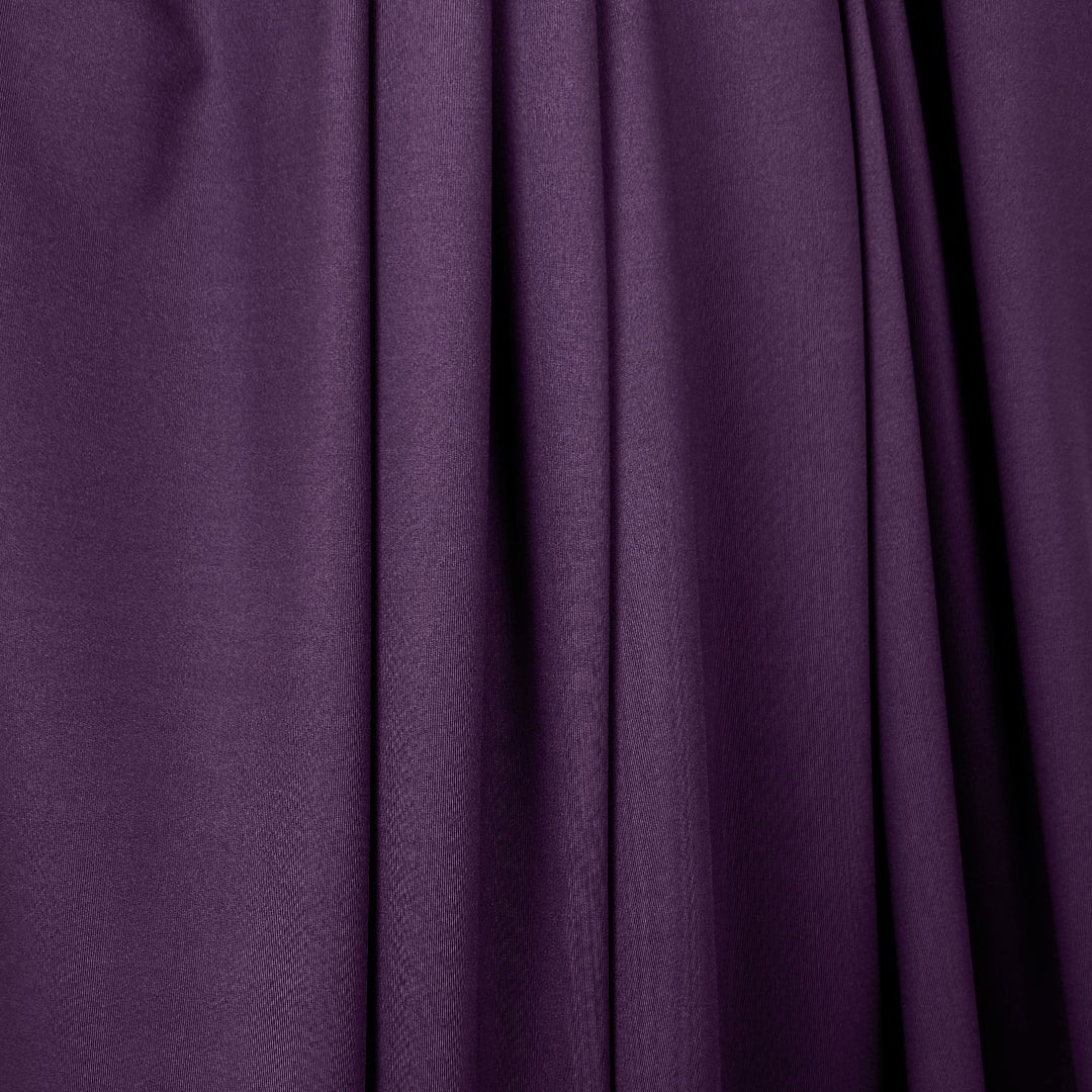recycled chito 'hi-count' athletic knit - eggplant 2.25 yd