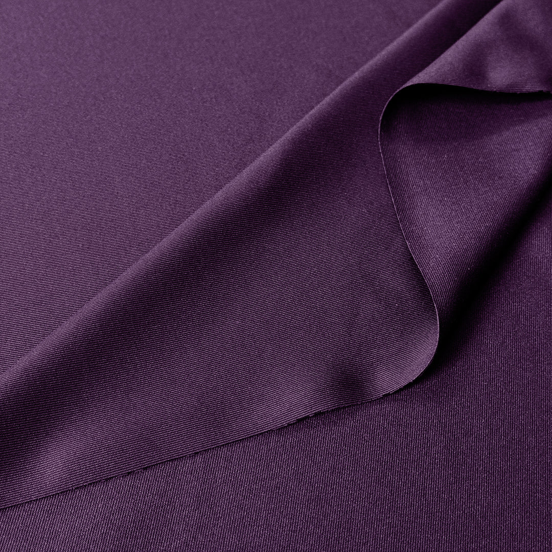 recycled chito 'hi-count' athletic knit - eggplant 2.25 yd