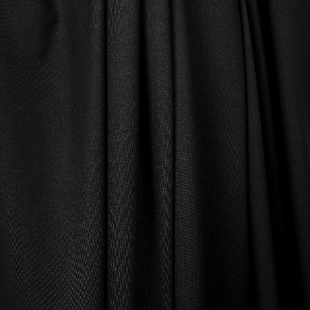 recycled chito 'hi-count' athletic knit - black 1.875 yd