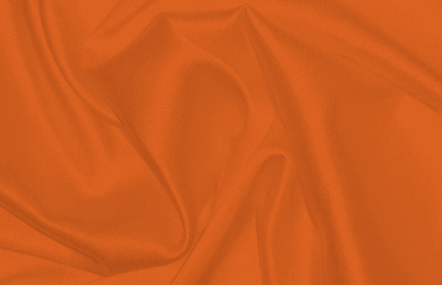 100% silk charmeuse color 166  spicy orange 4 yds