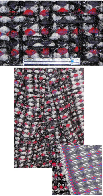 Italian chunky eyelash fancy sweater knit