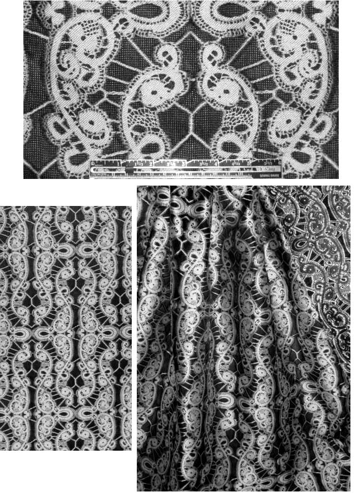 Praba1 Gurung clip jacquard brocade - lace design