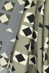 Italian quilt-textured clip jacquard brocade 2 yd