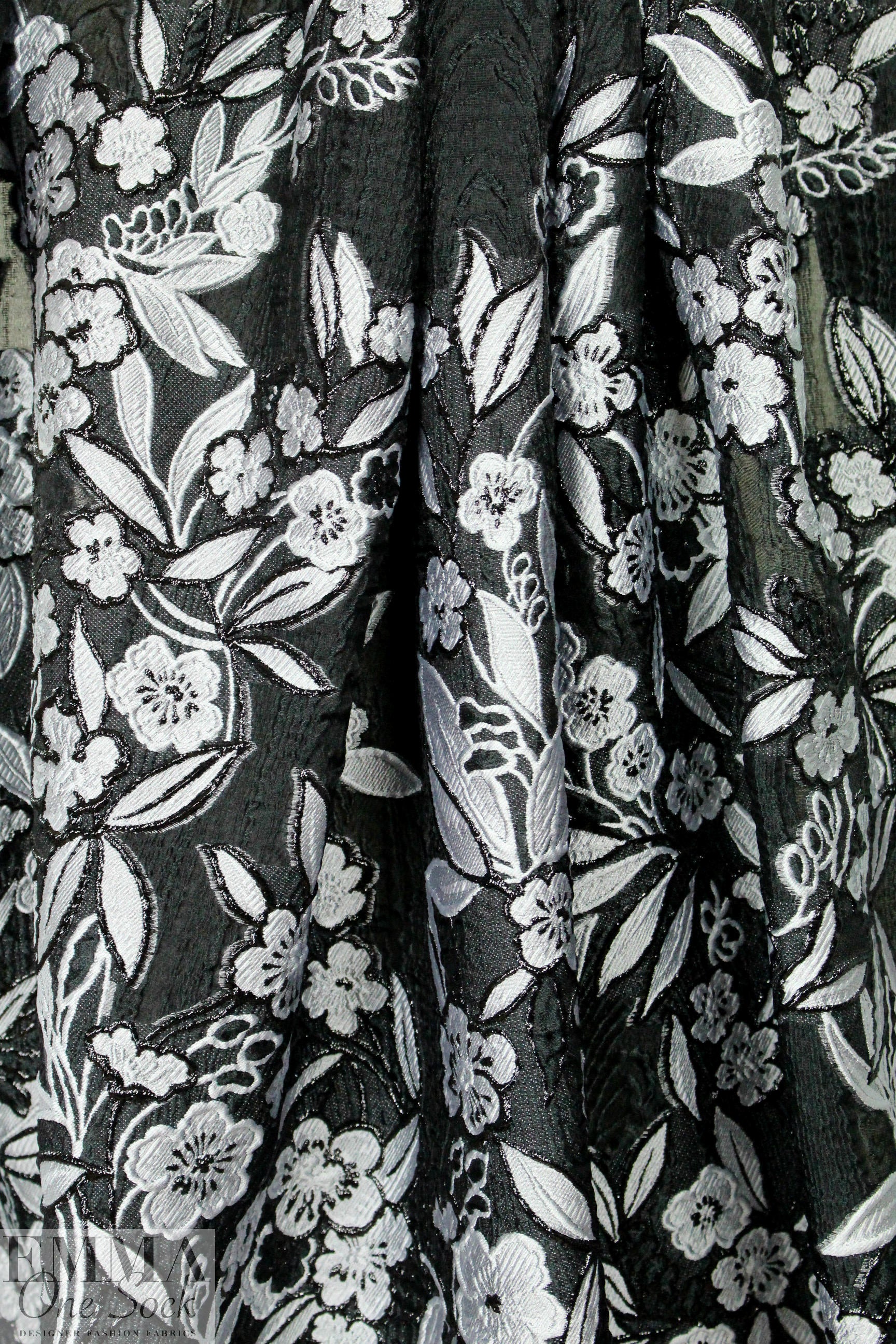 Carmen Marc Va1vo clipped weave panel silk blend