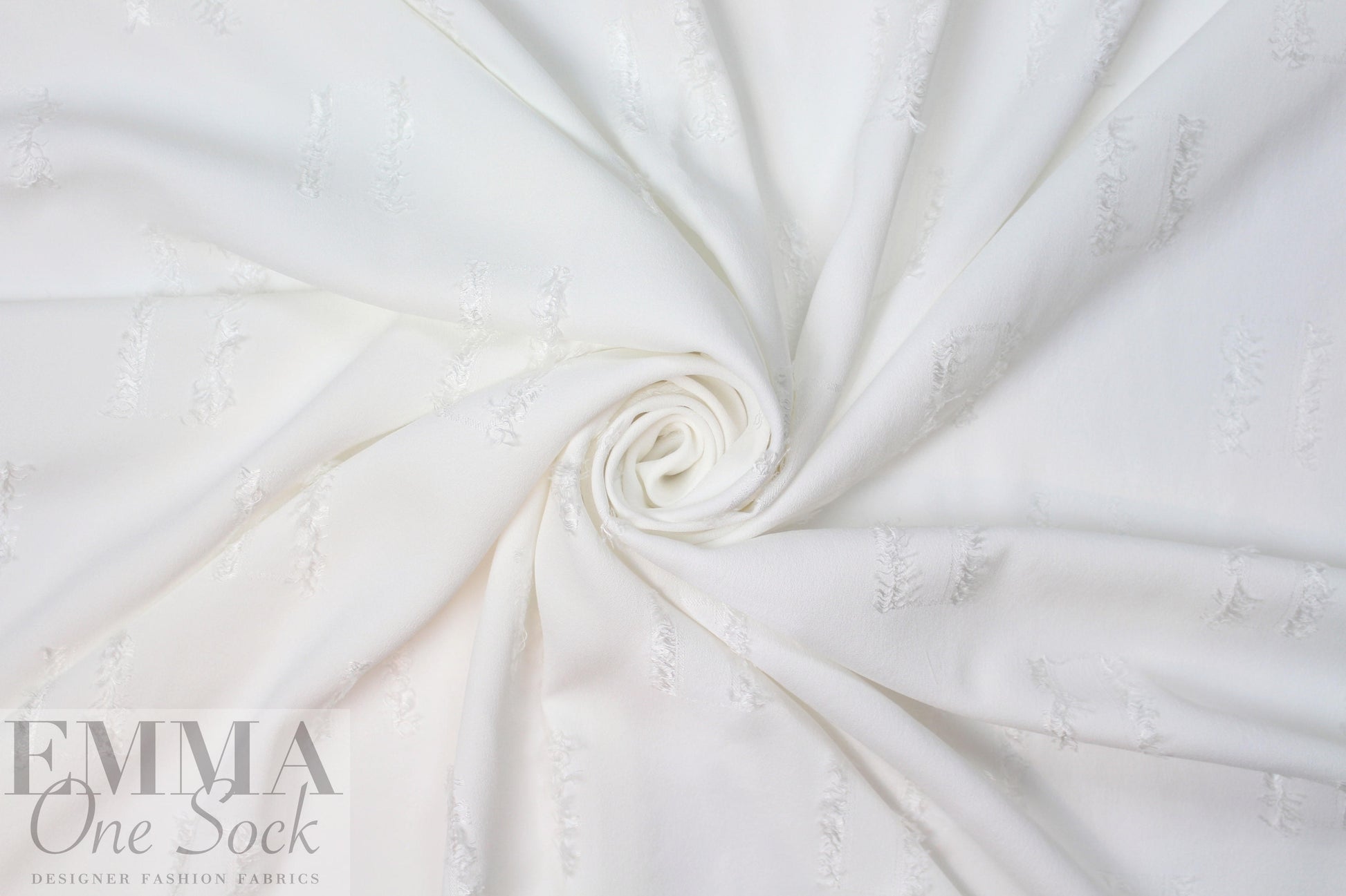 Derek L@m clipped jacquard weave viscose blend crepe