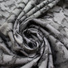 CA designer wool/cotton clipped weave - pewter 2.125 yd