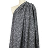 CA designer wool/cotton clipped weave - pewter 2 yd