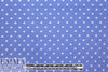 NY designer french blue 'daisy' clip dot jacquard shirting 2 yd