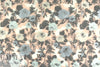 Carmen Marc Va1vo blush/blue clipped weave brocade
