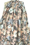 Carmen Marc Va1vo blush/blue clipped weave brocade