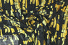 NY designer gold tones clipped jacquard woven