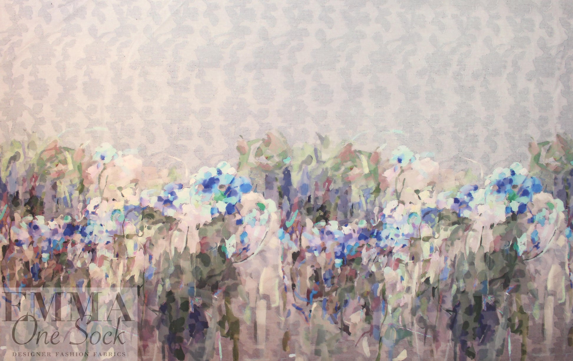 NY designer clipped weave panel - impressionistic