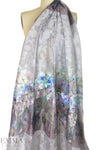 NY designer clipped weave panel - impressionistic