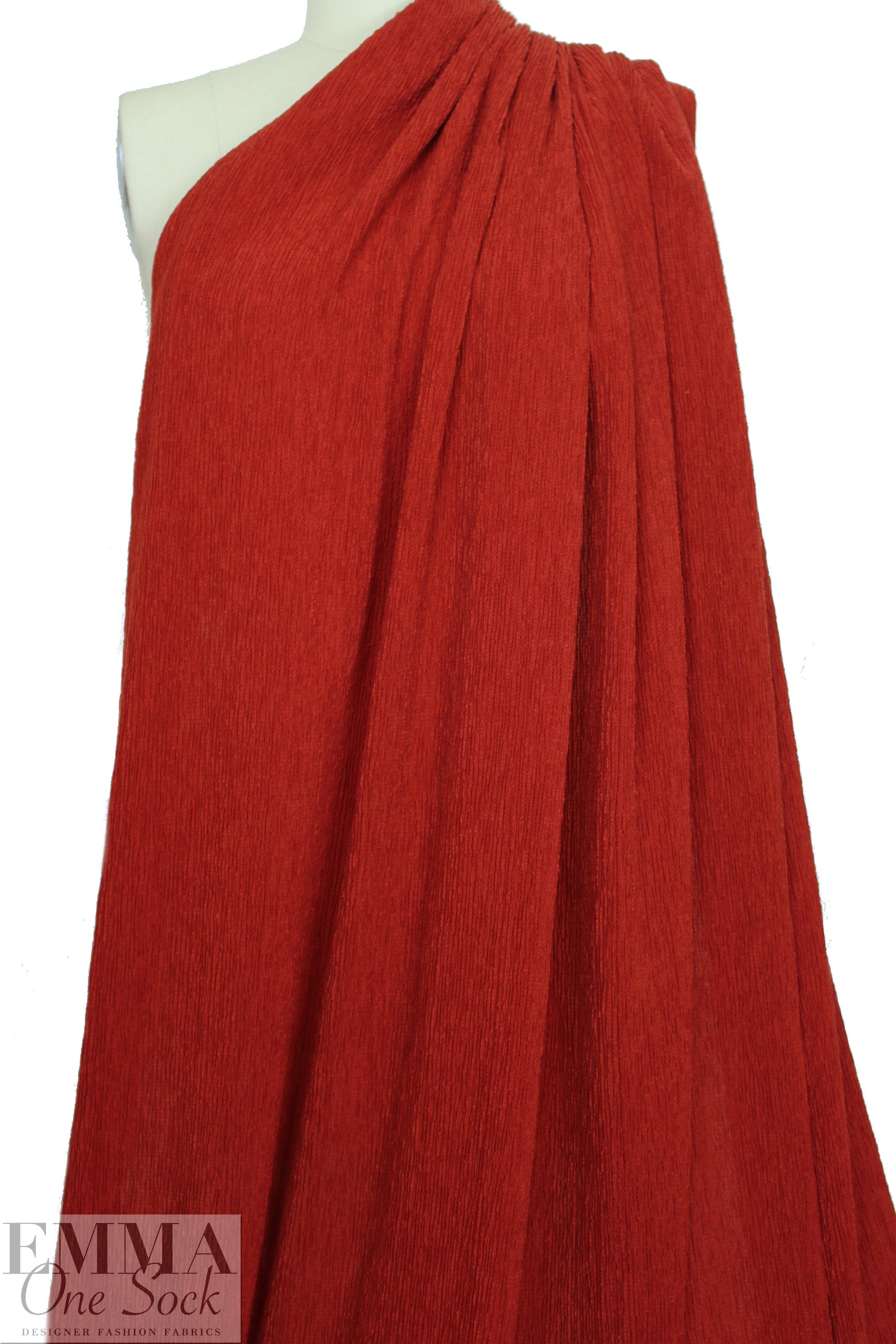 CA designer dimpled plisse' - tandoori