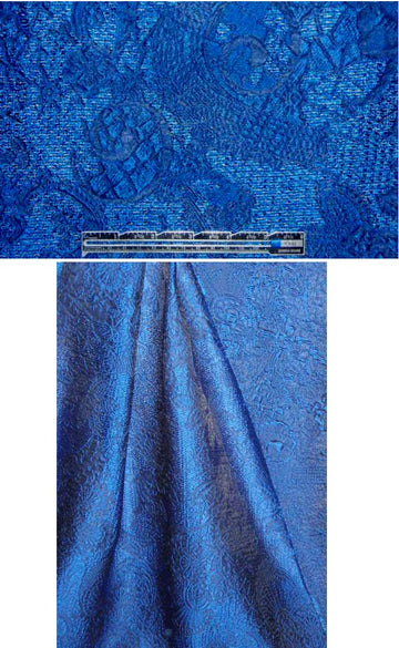 0scar sapphire asian motif silk blend cloque'
