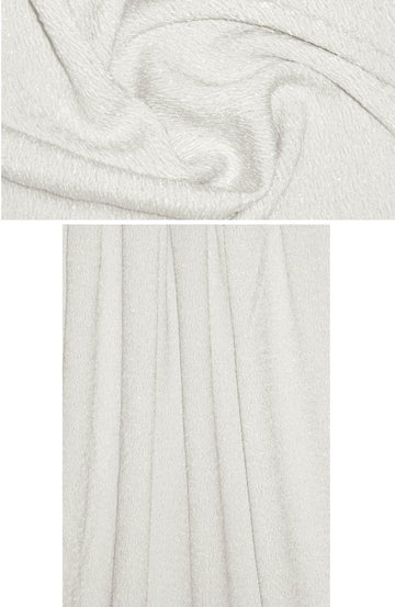 The0ry crinkle textured stretch cloque'- ivory